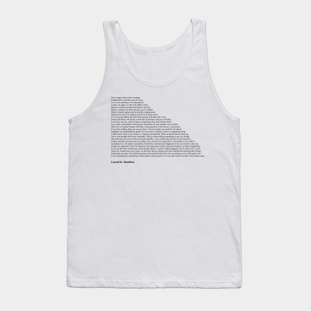 Laurell K. Hamilton Quotes Tank Top by qqqueiru